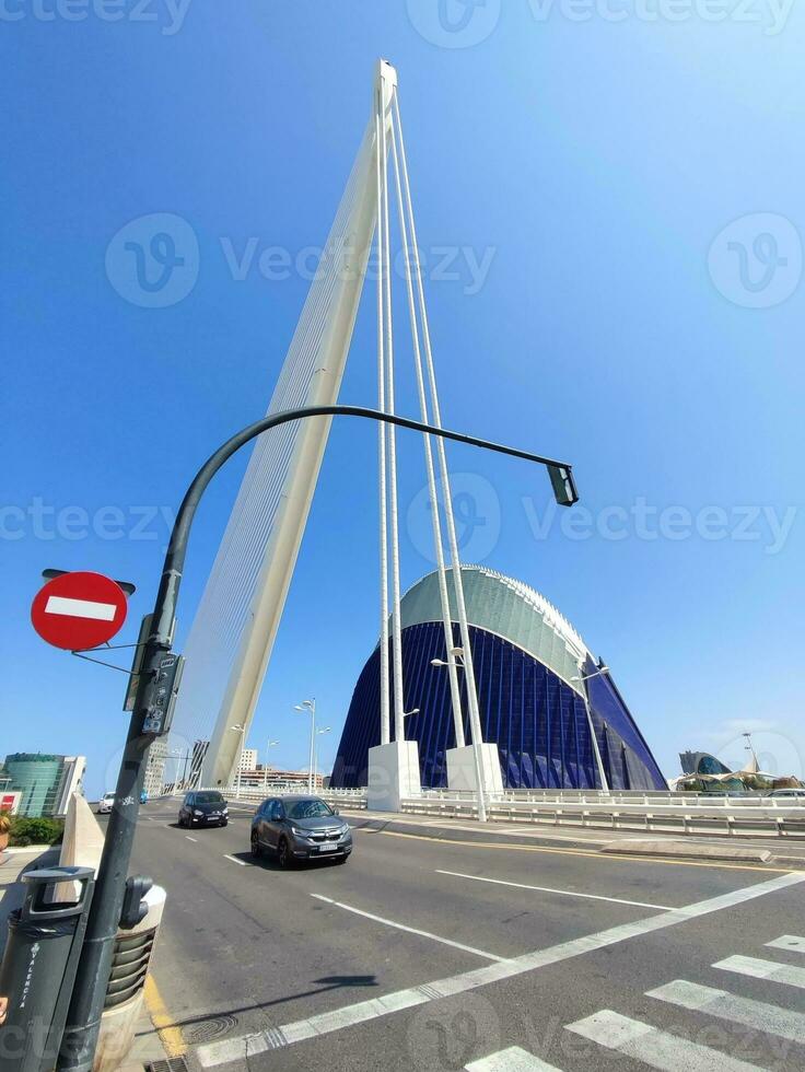 Valencia, spanien, puente de l assut de l eller foto