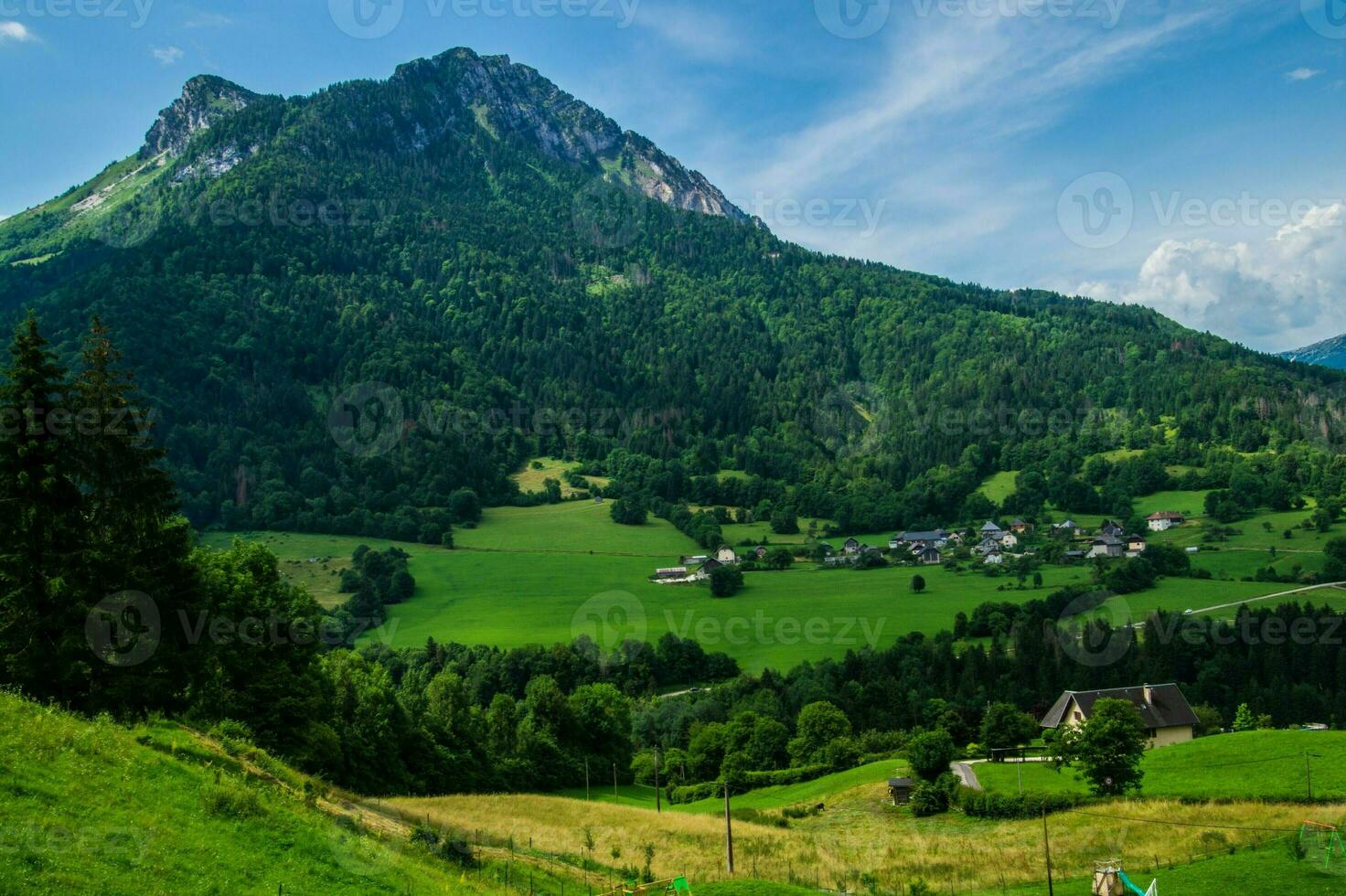 regional naturlig parkera av bauges foto