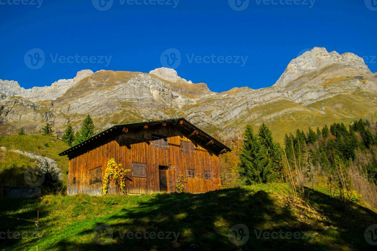 franska alps landskap foto