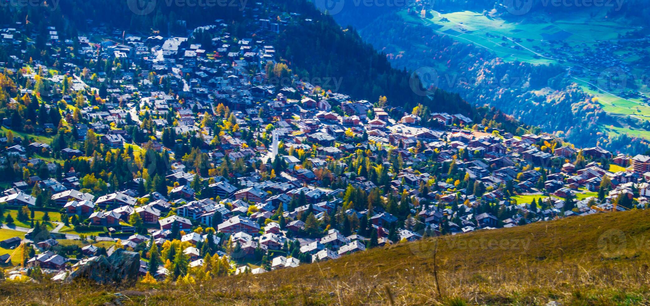 paysage des alpes suisse sv automne foto