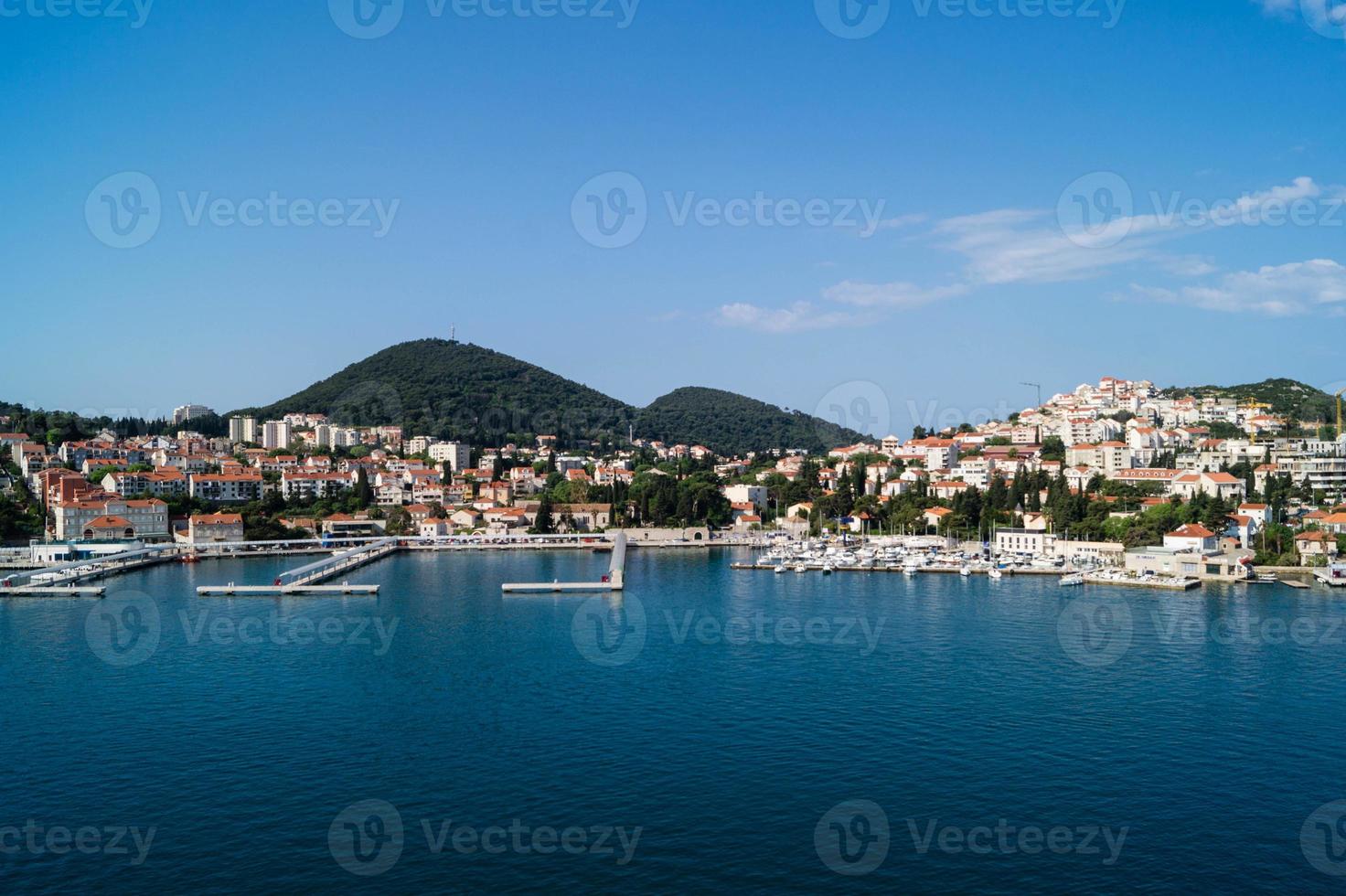 den nya hamnen i dubrovnik foto