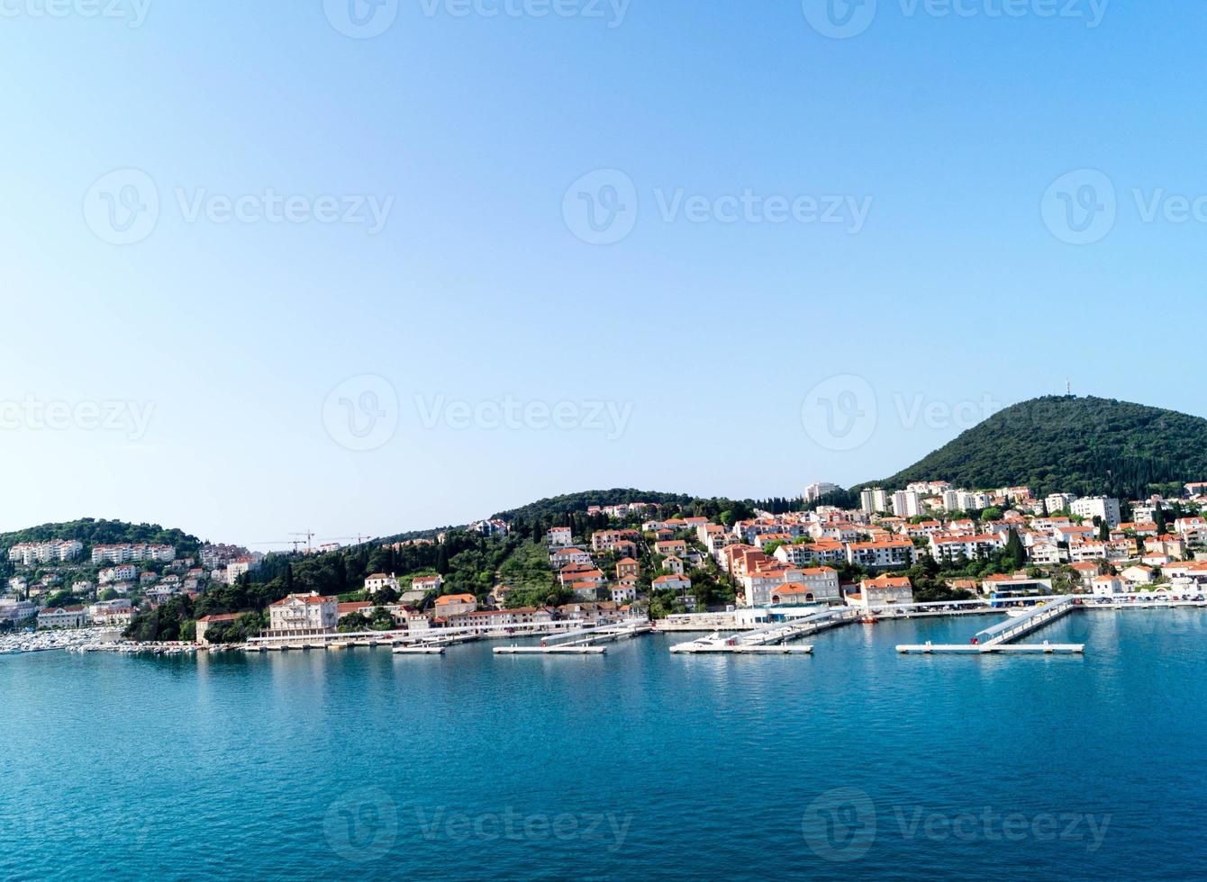 den nya hamnen i dubrovnik foto