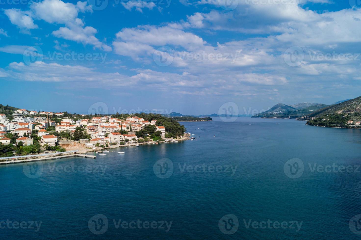 den nya hamnen i dubrovnik foto