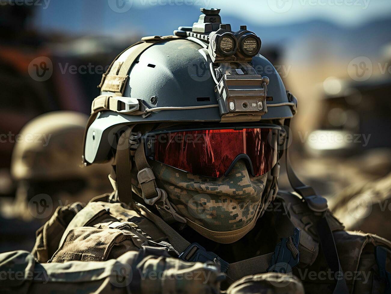 ai genererad USA amerikan militär armén Foto