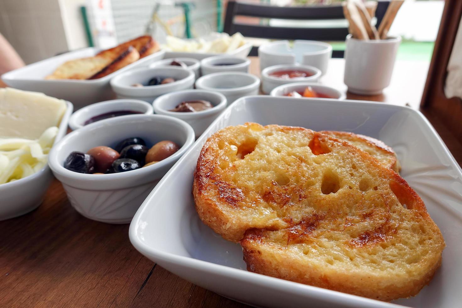 turkiskt traditionellt frukostbord foto