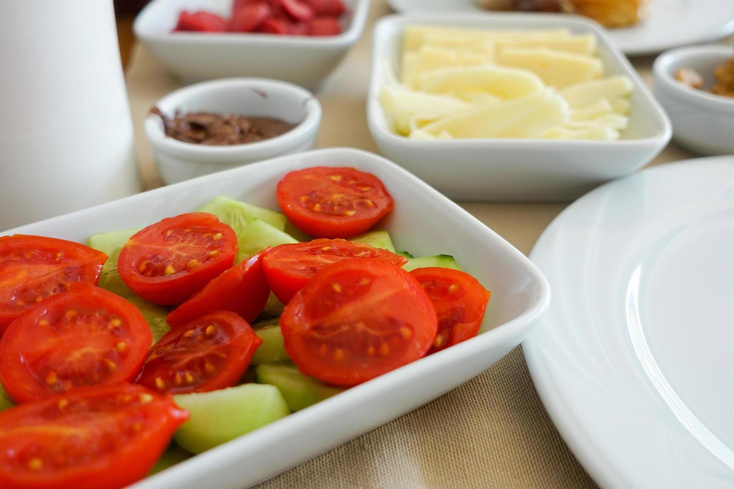 turkiskt traditionellt frukostbord foto