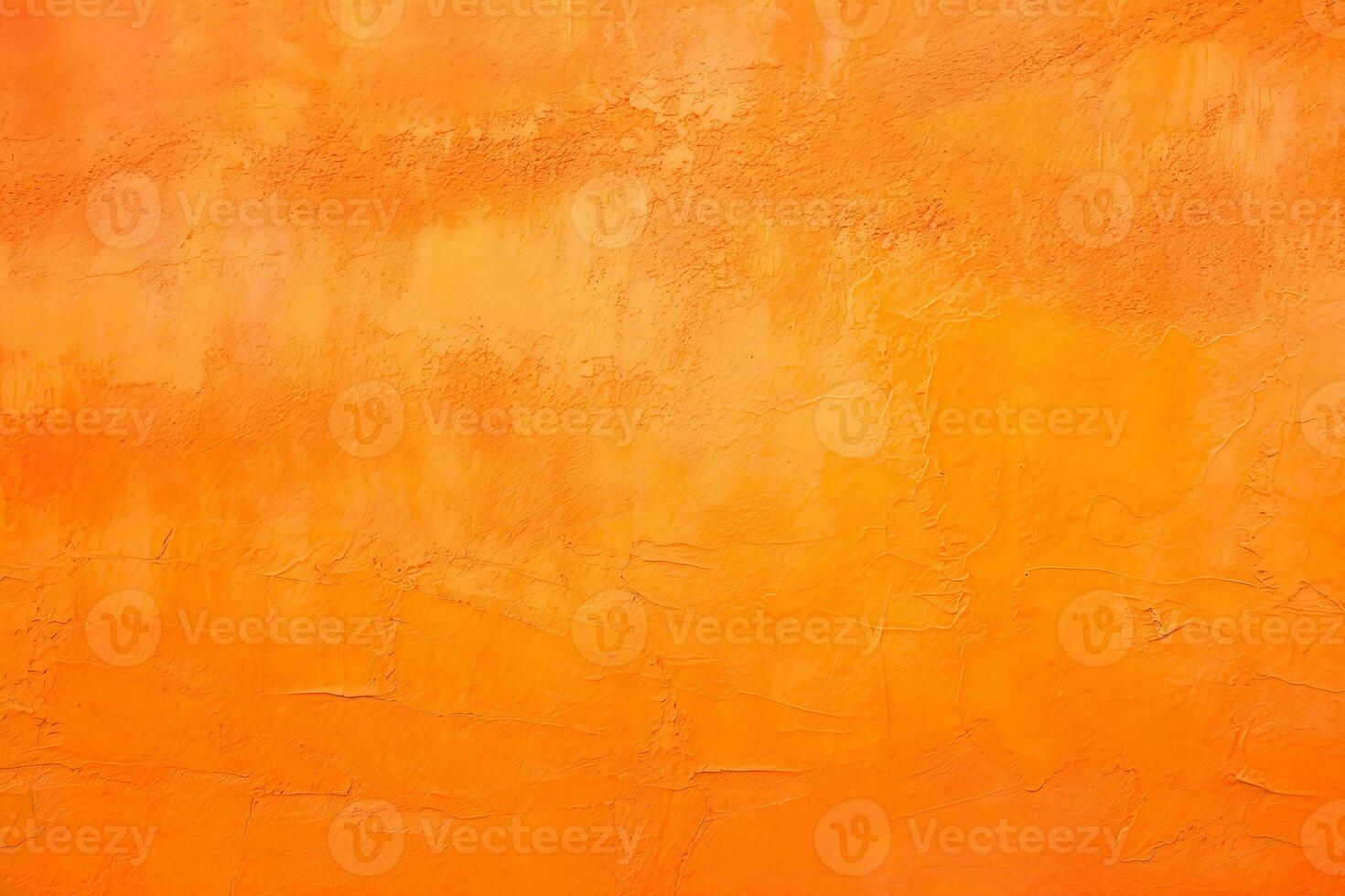 smutsig och riden orange betong vägg bakgrund textur. ai genererad foto