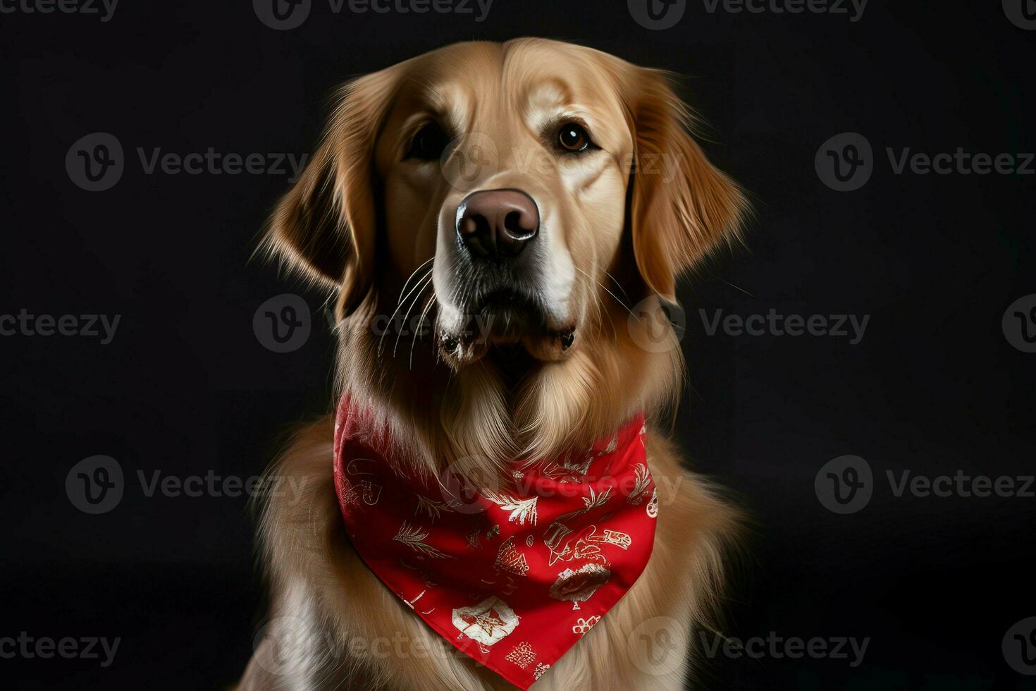 hund bandana. generera ai foto