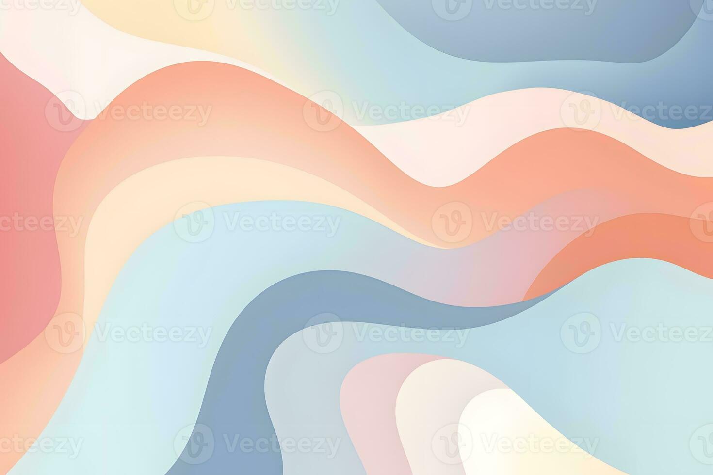 abstrakt bakgrund med vågor och färger. generativ ai foto