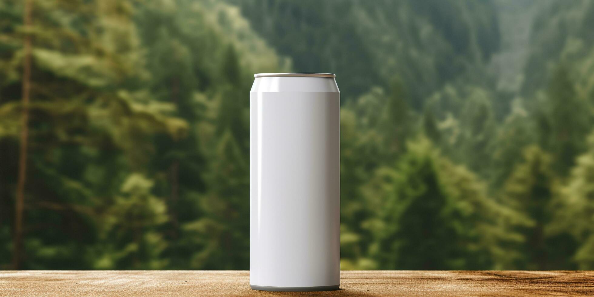 soda kan mockup. generativ ai foto