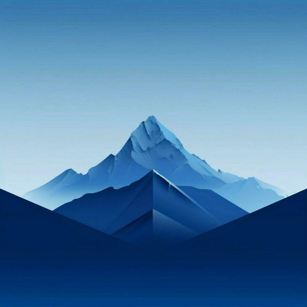 azurblå minimalistisk tapet foto