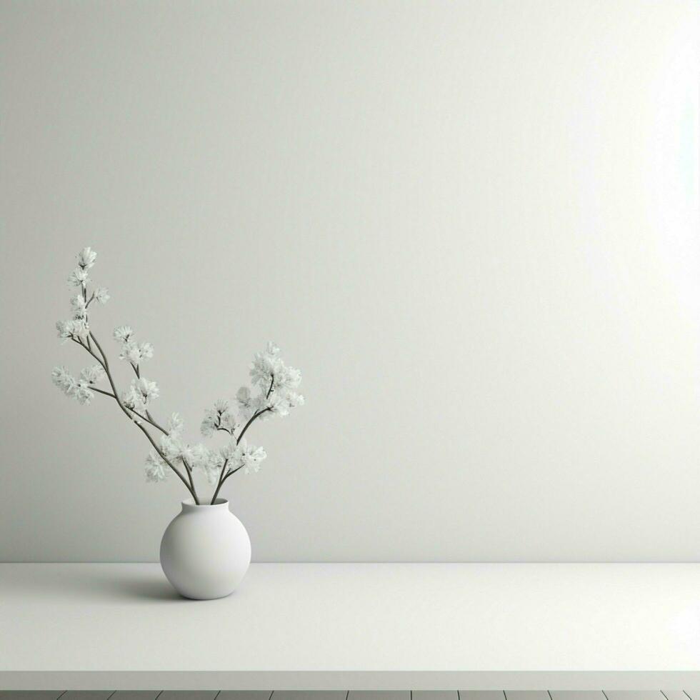 vit minimalistisk tapet foto