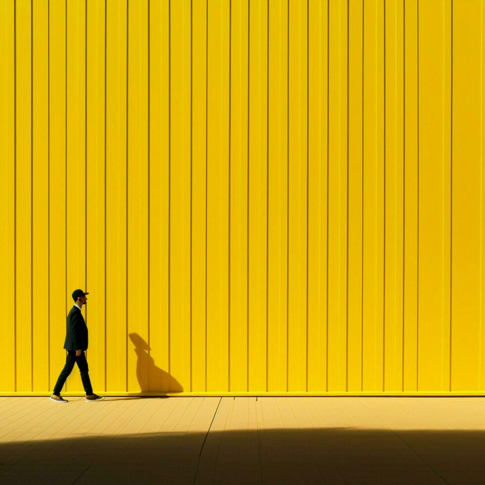 gul minimalistisk tapet foto