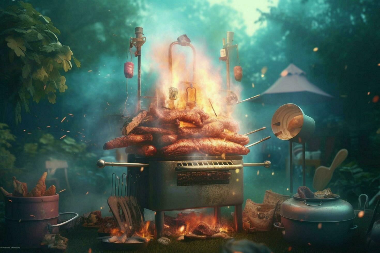 bbq bild hd foto