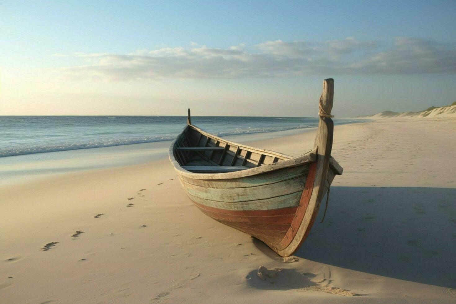 de lugn och stillhet av en strand på de afrikansk foto