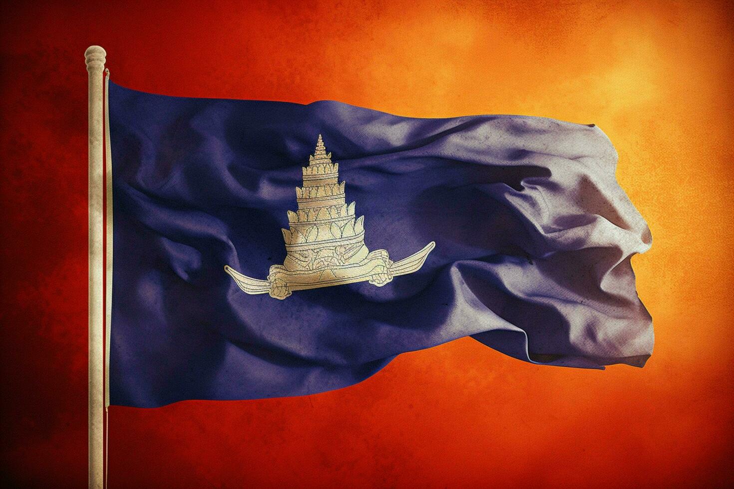 flagga tapet av cambodia foto