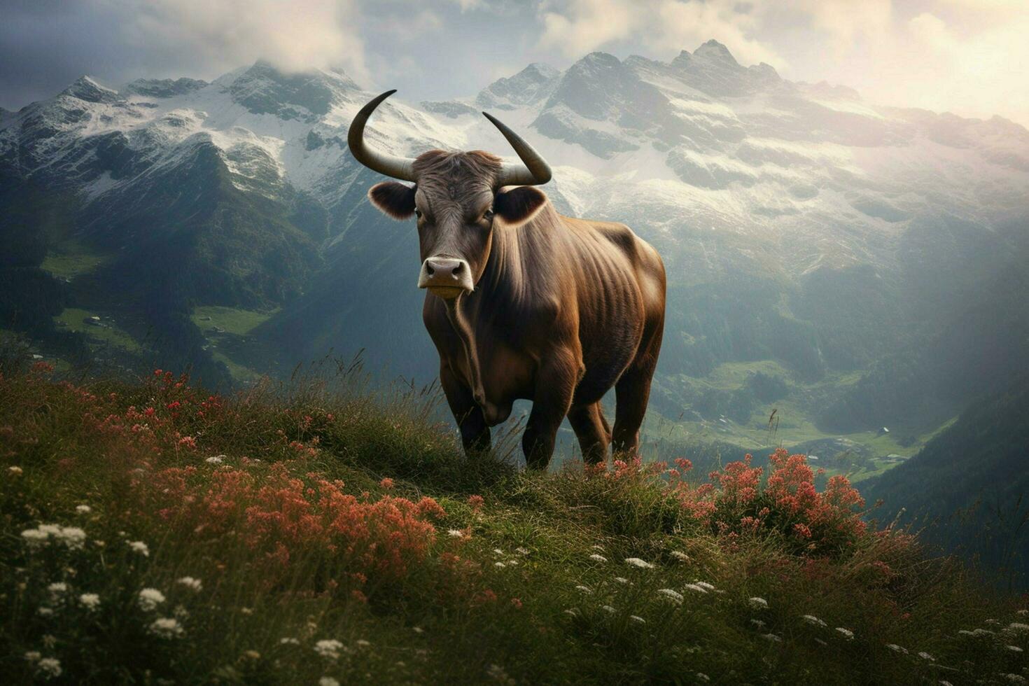 nationell djur- av schweiz foto
