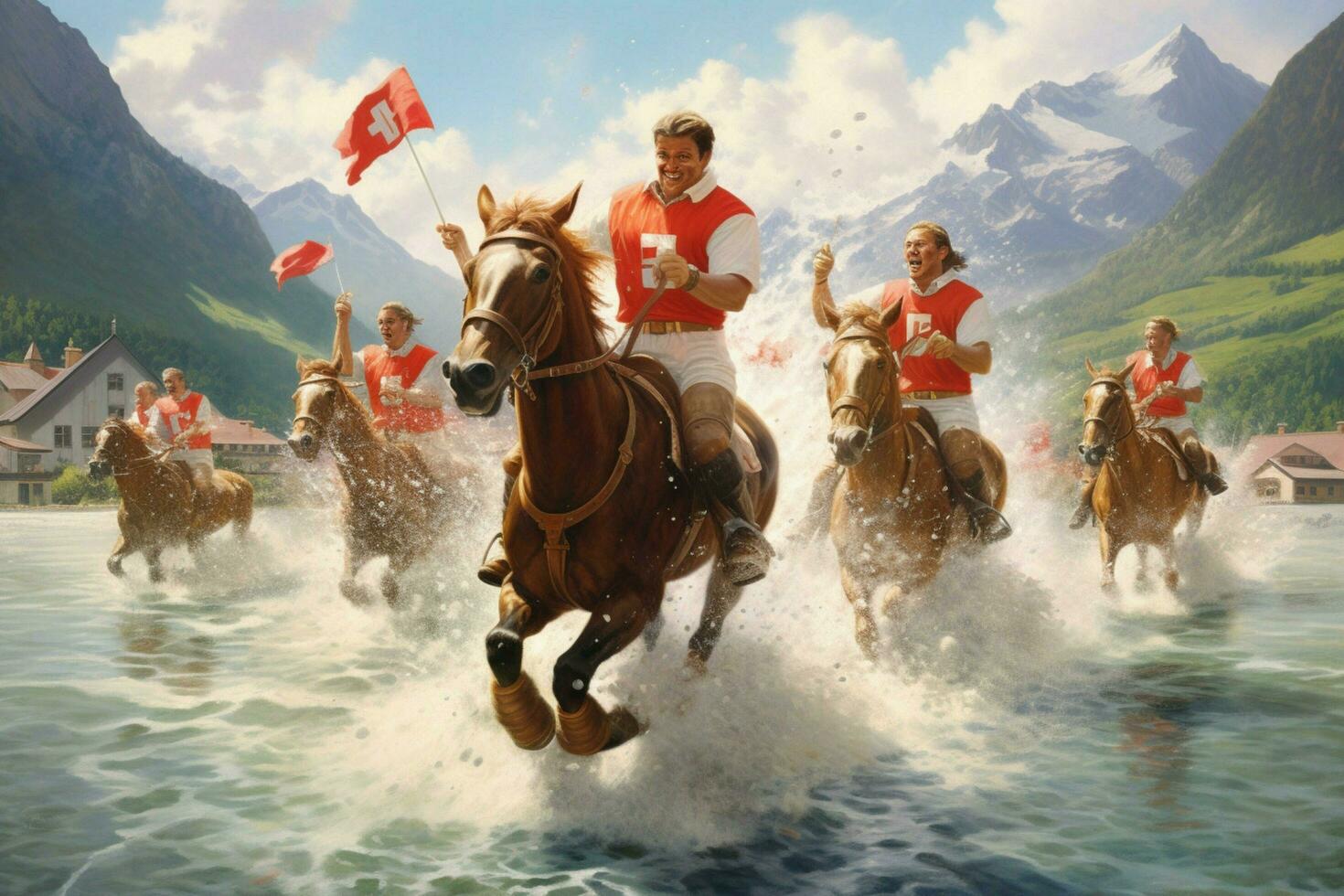 nationell sport av schweiz foto