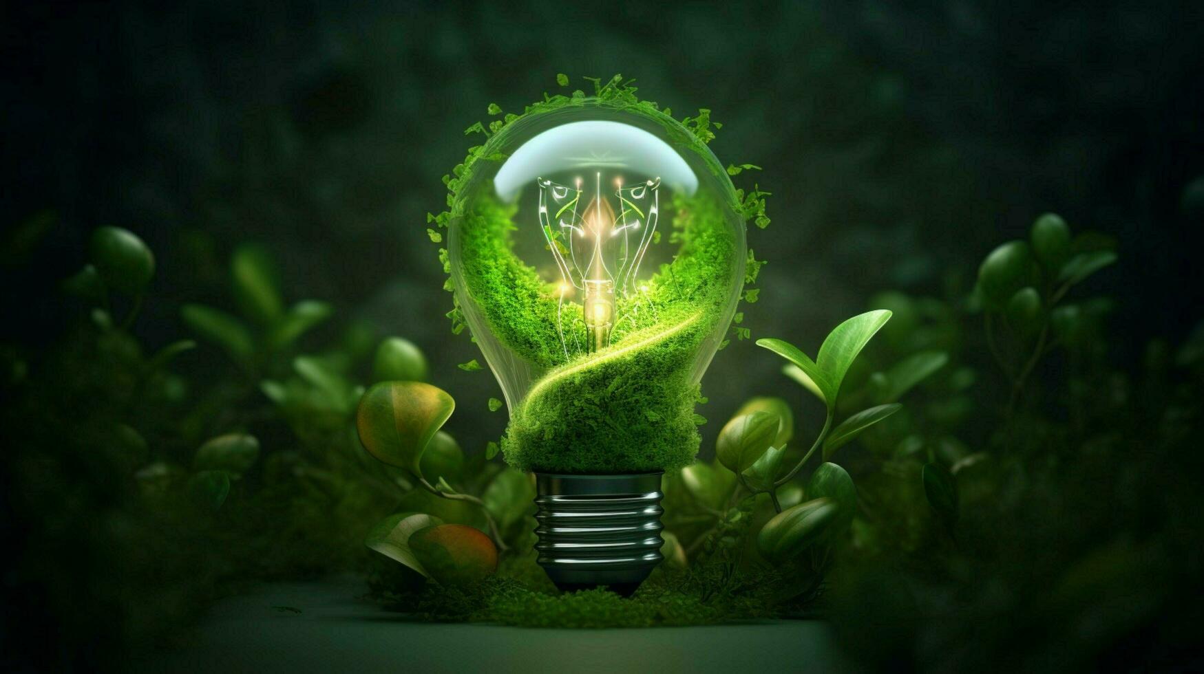 grön energi koncept foto