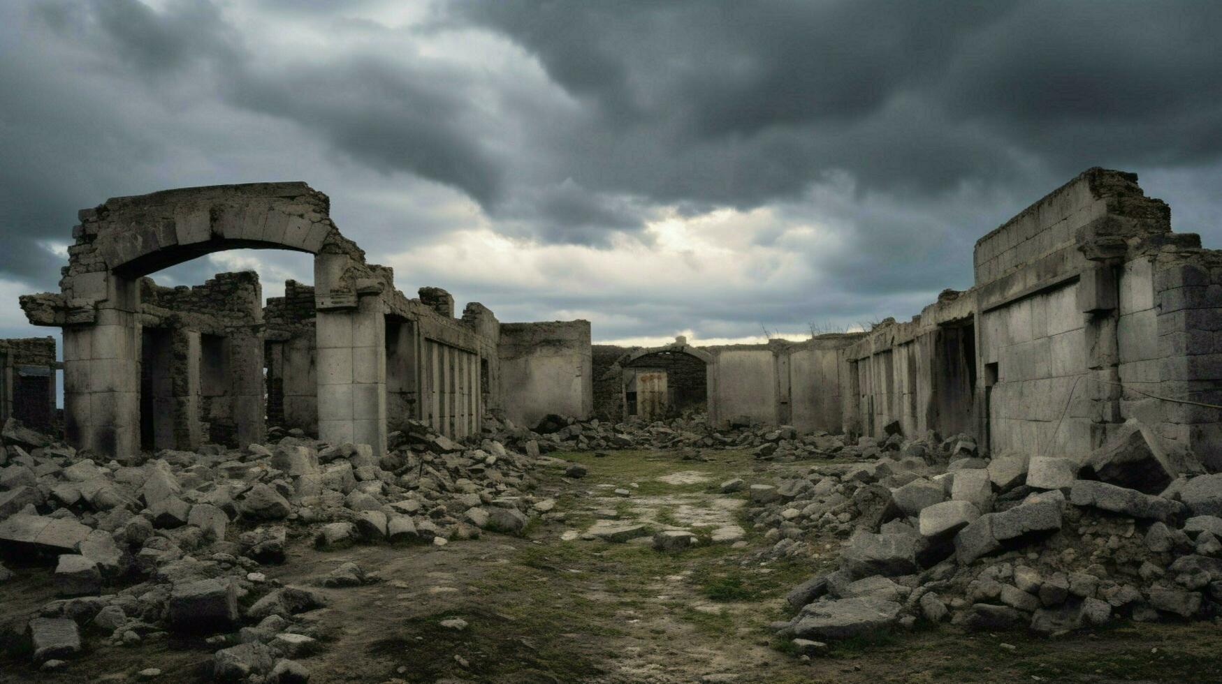 vit grå himmel efter textavsnitt av storm moln på r foto