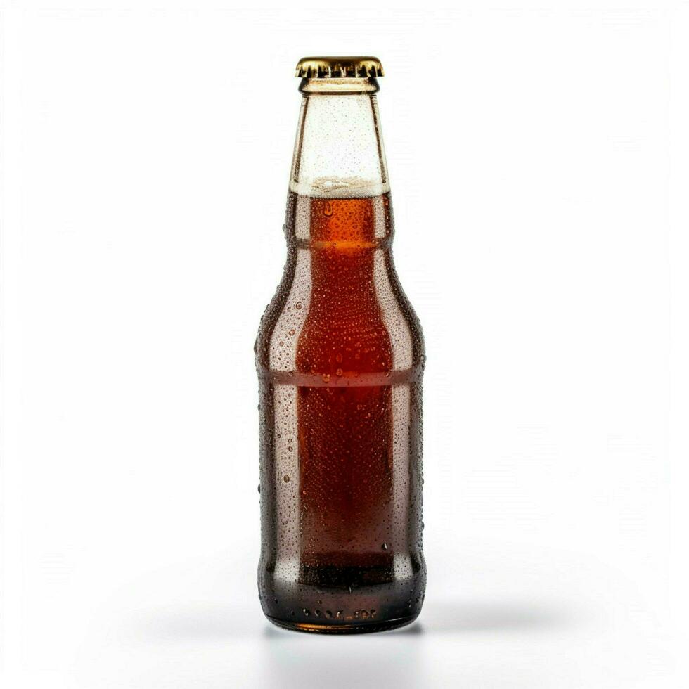 anställer rot öl med vit bakgrund hög kvalitet foto