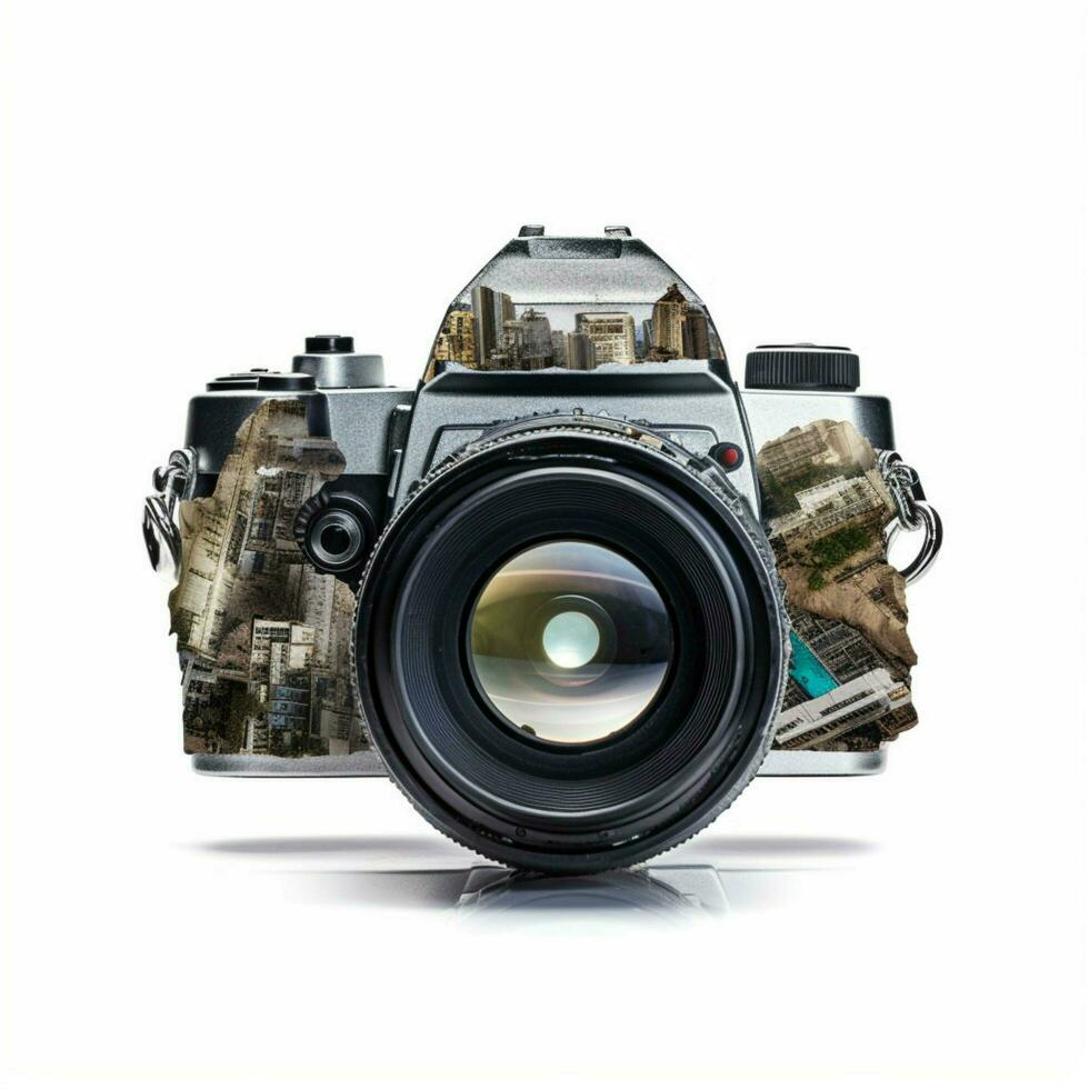 kamera värld fotografera med transparent bakgrund hög foto