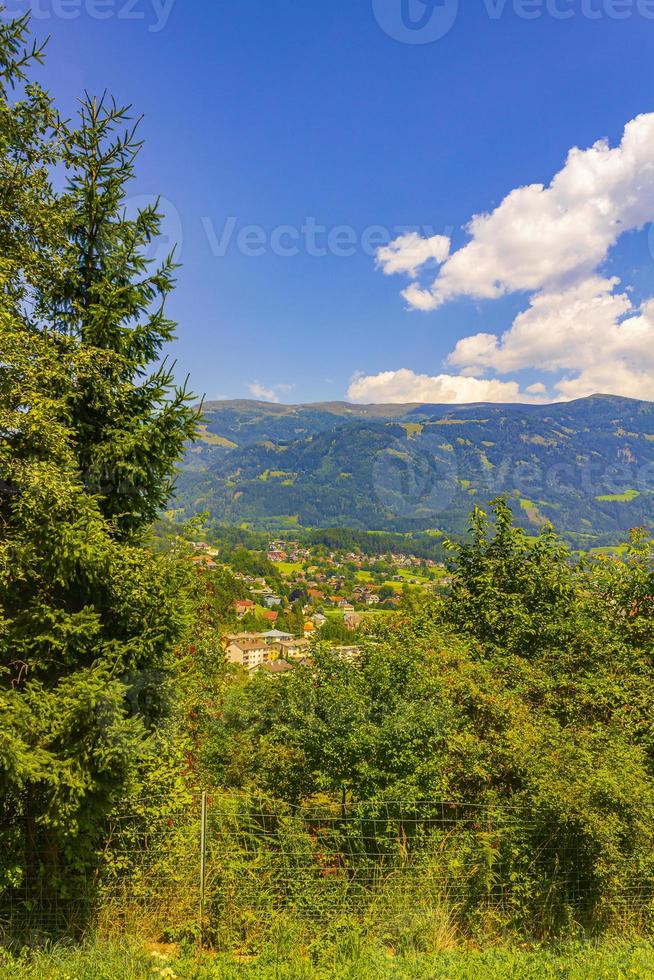 berglandskap i Kärnten, Österrike foto