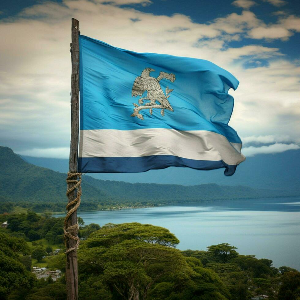 flagga av guatemala hög kvalitet 4k ultr foto