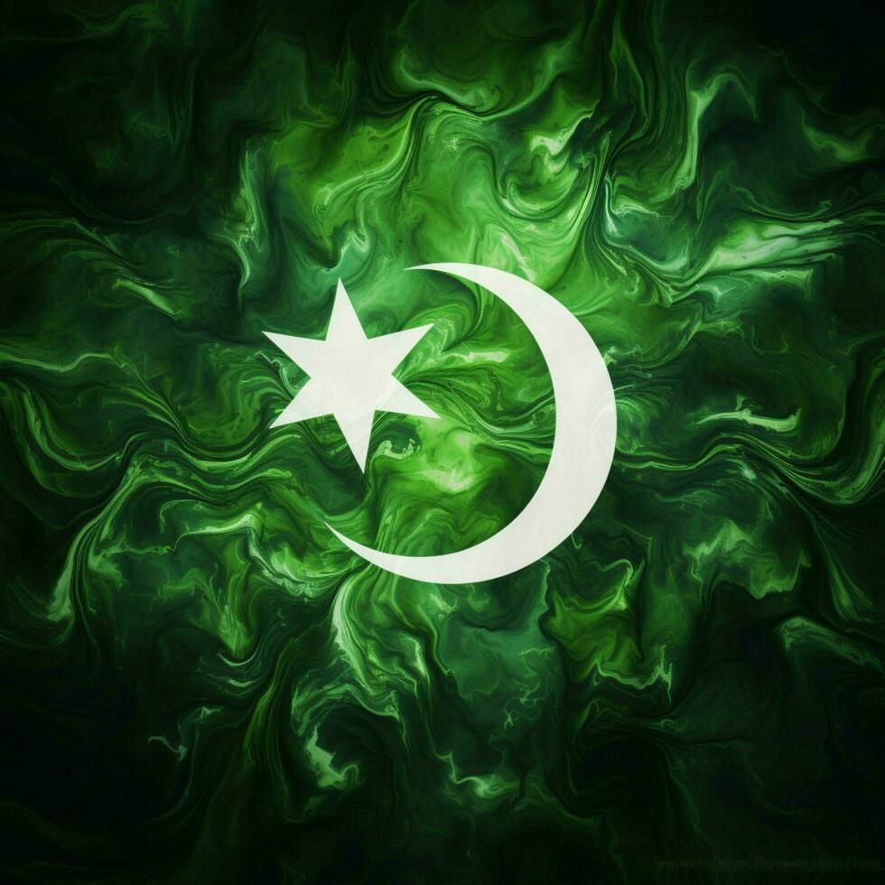 flagga av pakistan hög kvalitet 4k ultra foto