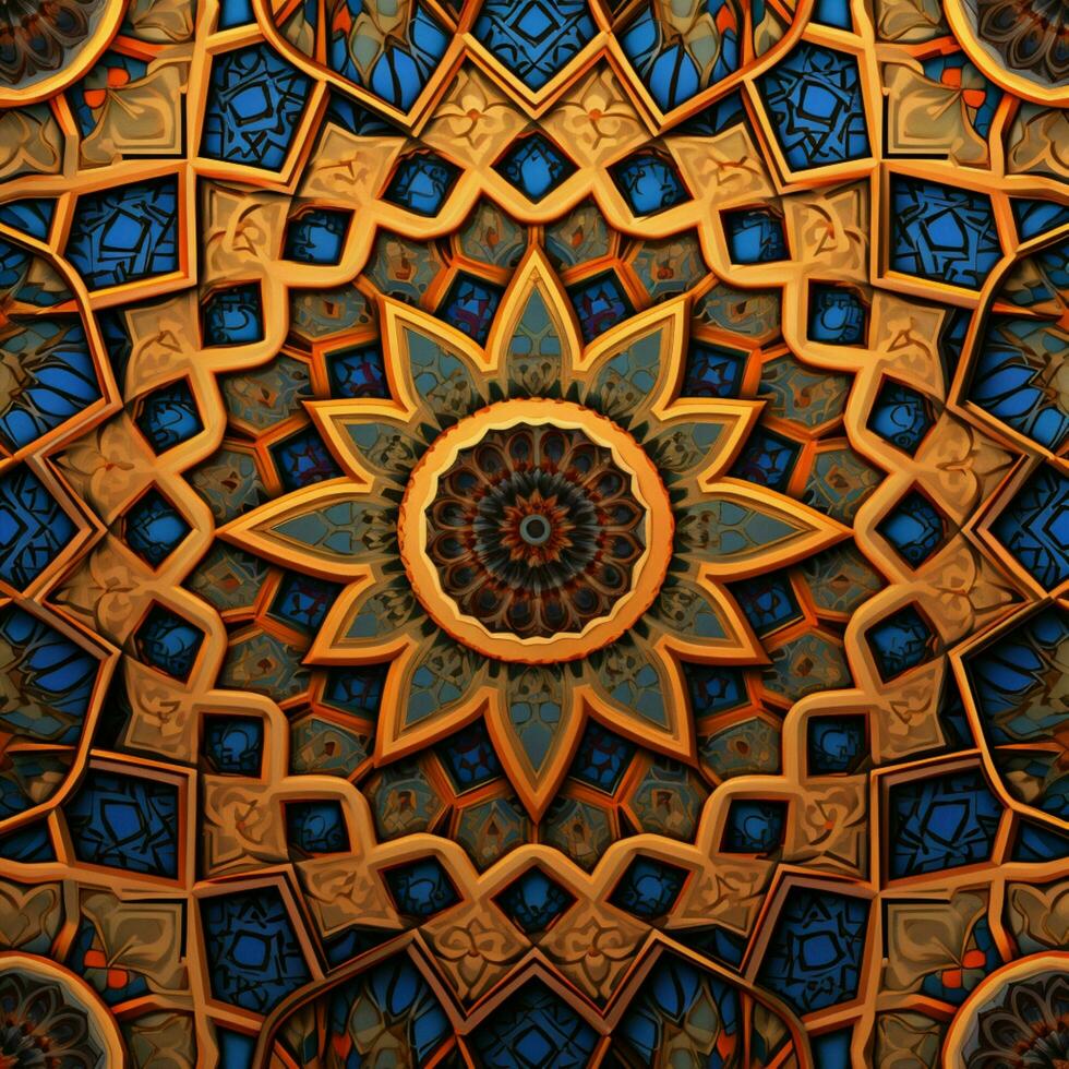 islamic mönster hög kvalitet 4k ultra hd hdr foto