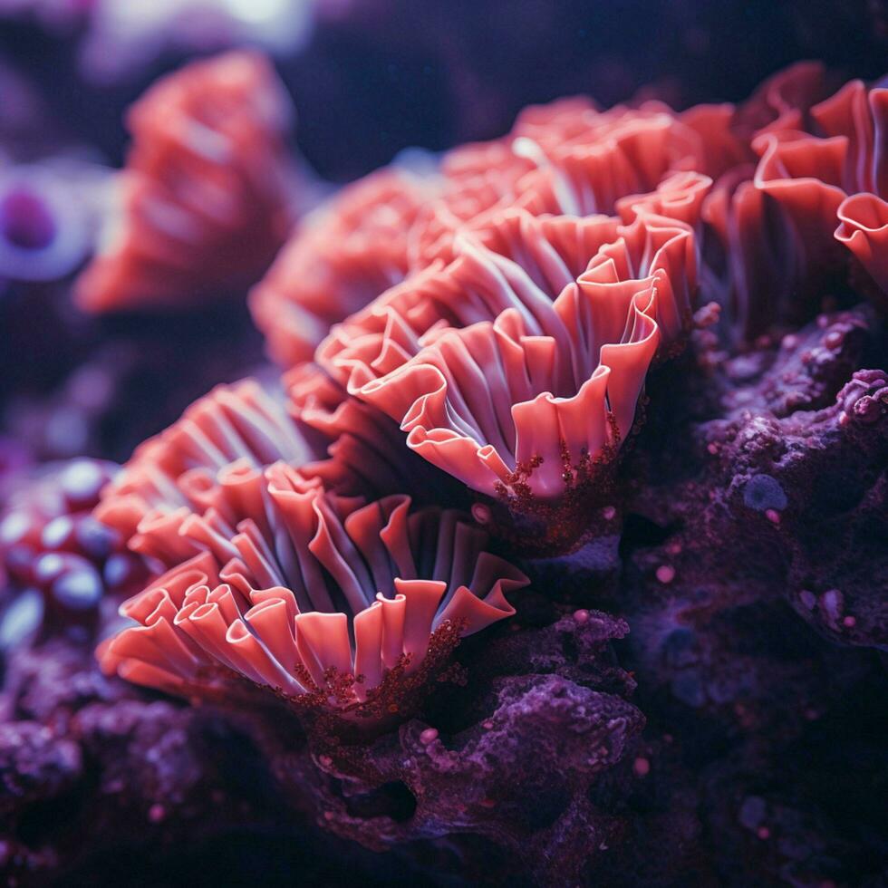 korall rosa och kunglig lila hög kvalitet ultra hd 8 K hdr foto