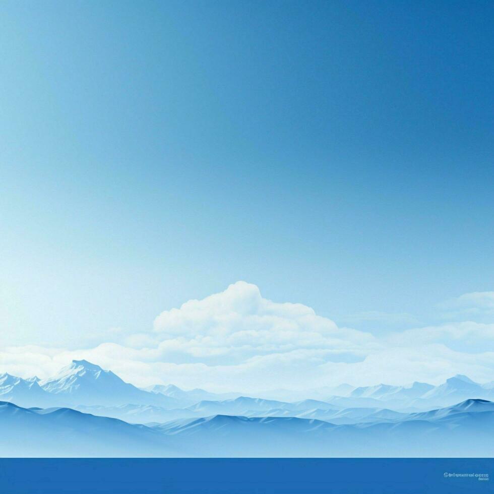 azurblå minimalistisk tapet hög kvalitet 4k hdr foto
