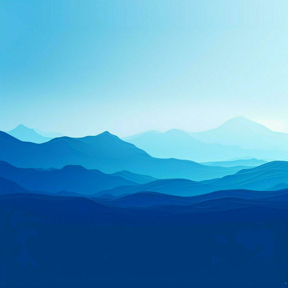 cyan minimalistisk tapet hög kvalitet 4k hdr foto