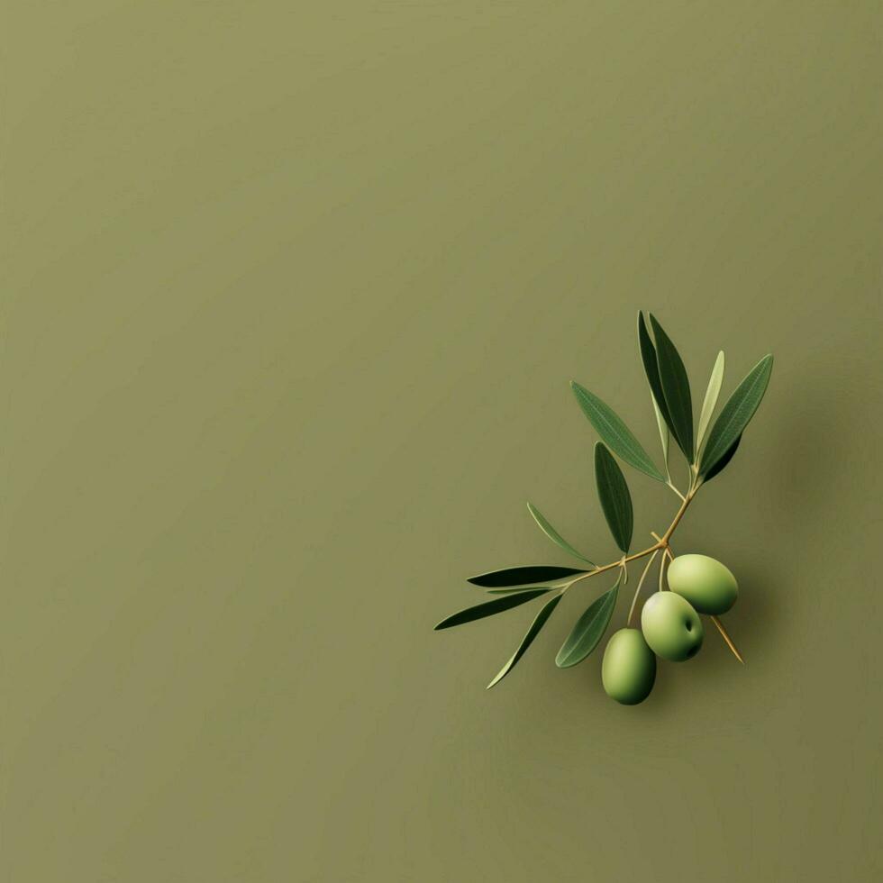 oliv minimalistisk tapet hög kvalitet 4k hdr foto