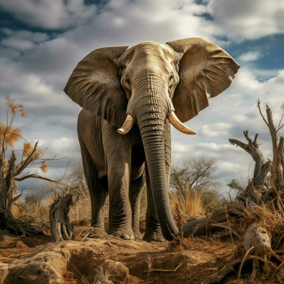 elefant vild liv fotografi hdr 4k foto