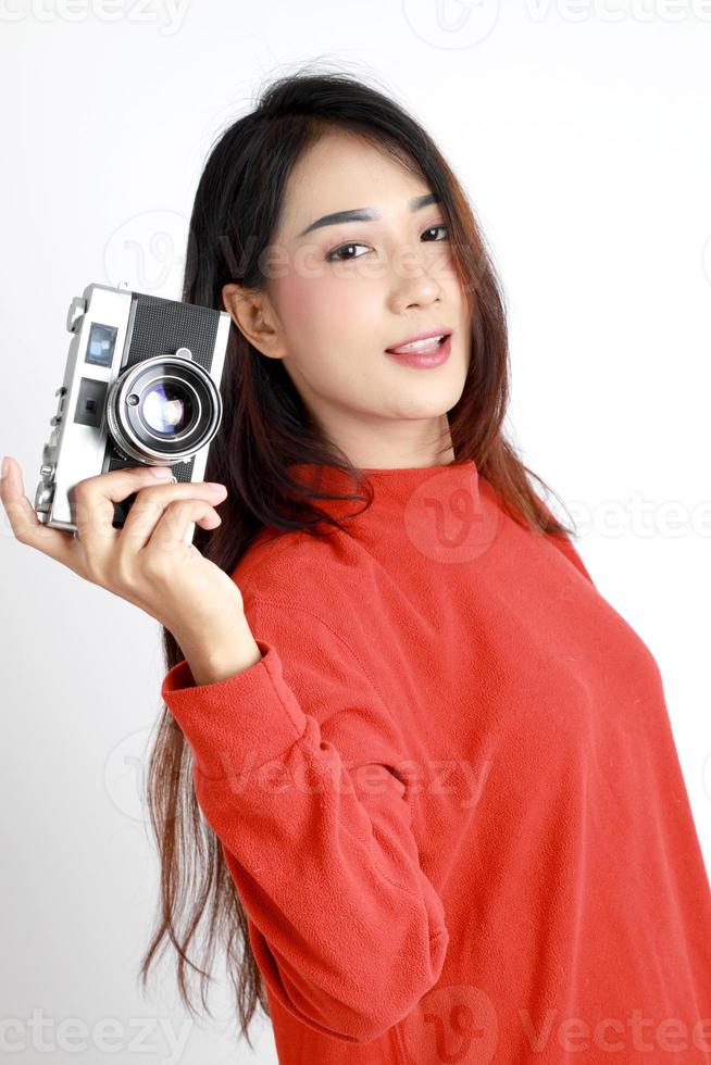 östasiatisk kvinna foto