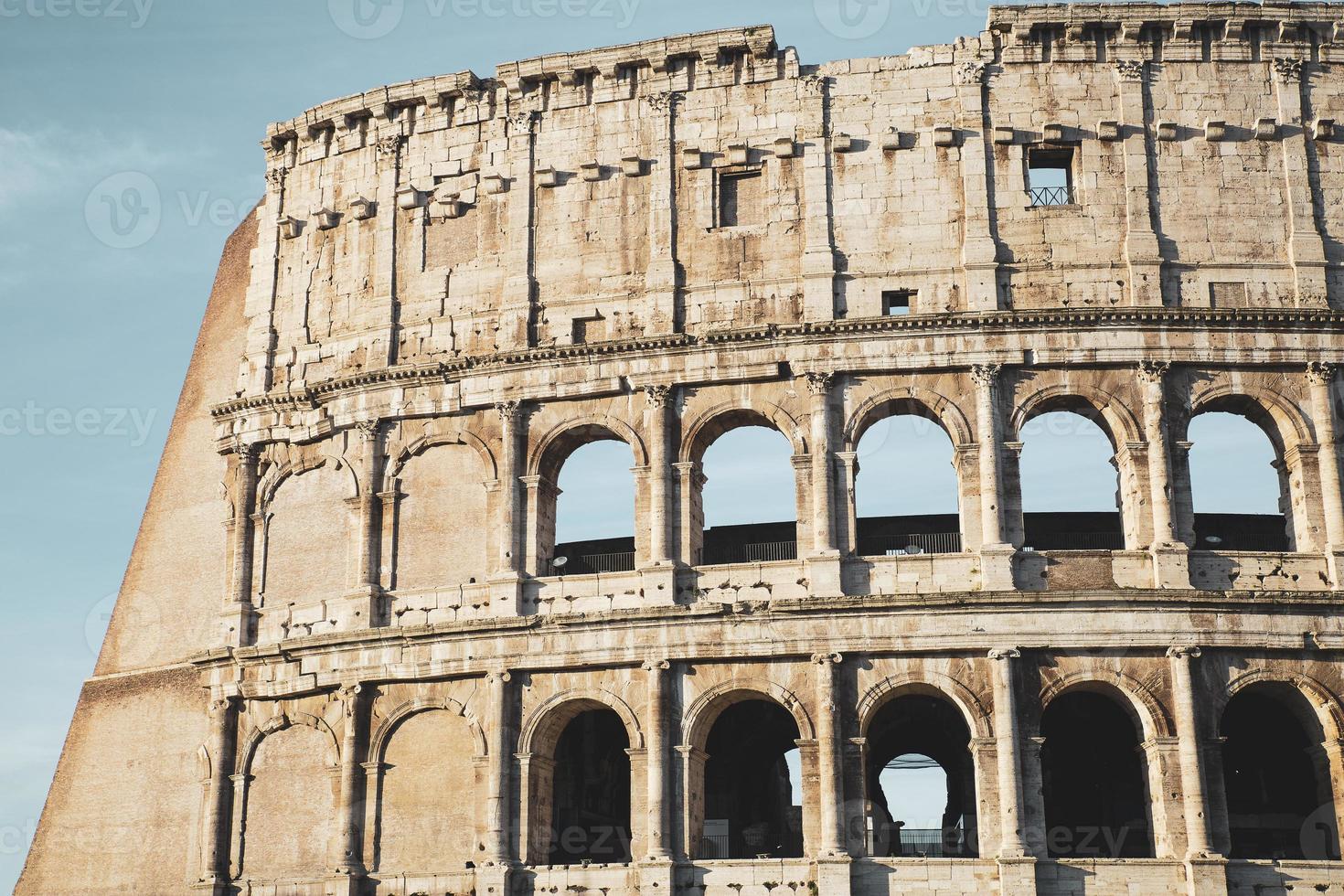 detalj av forntida colosseum foto