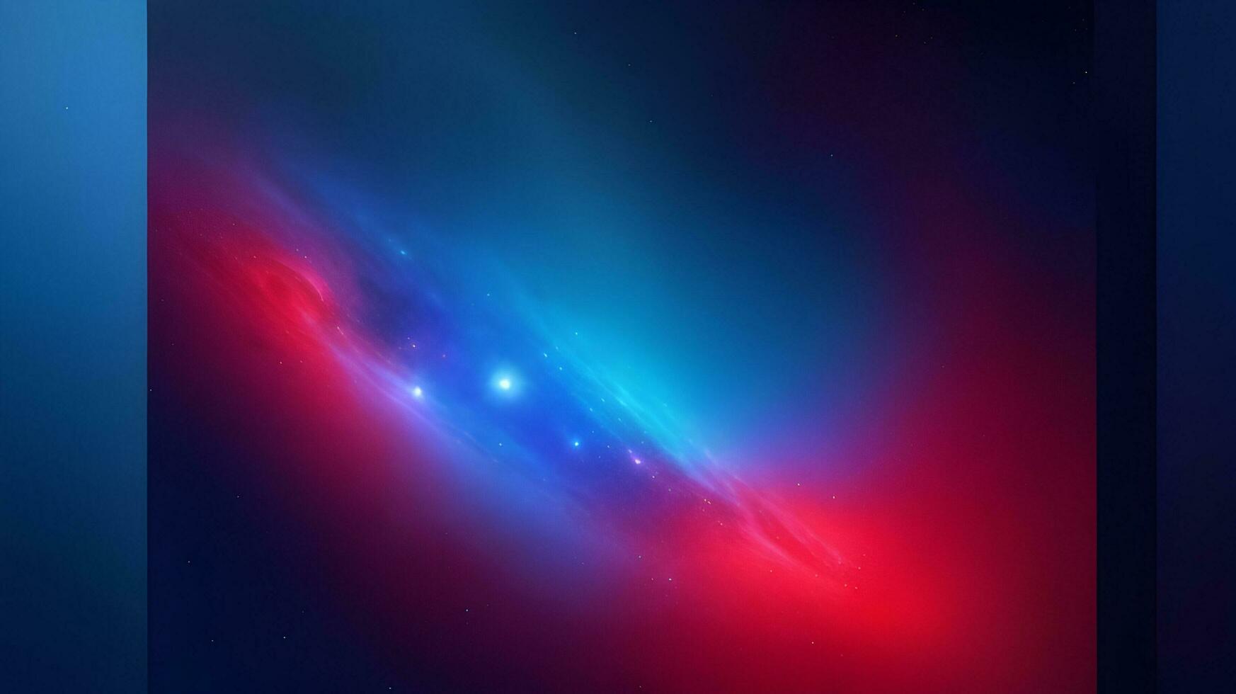 minimalistisk blå och röd galax konstverk bakgrund den där användningar subtil gradienter foto