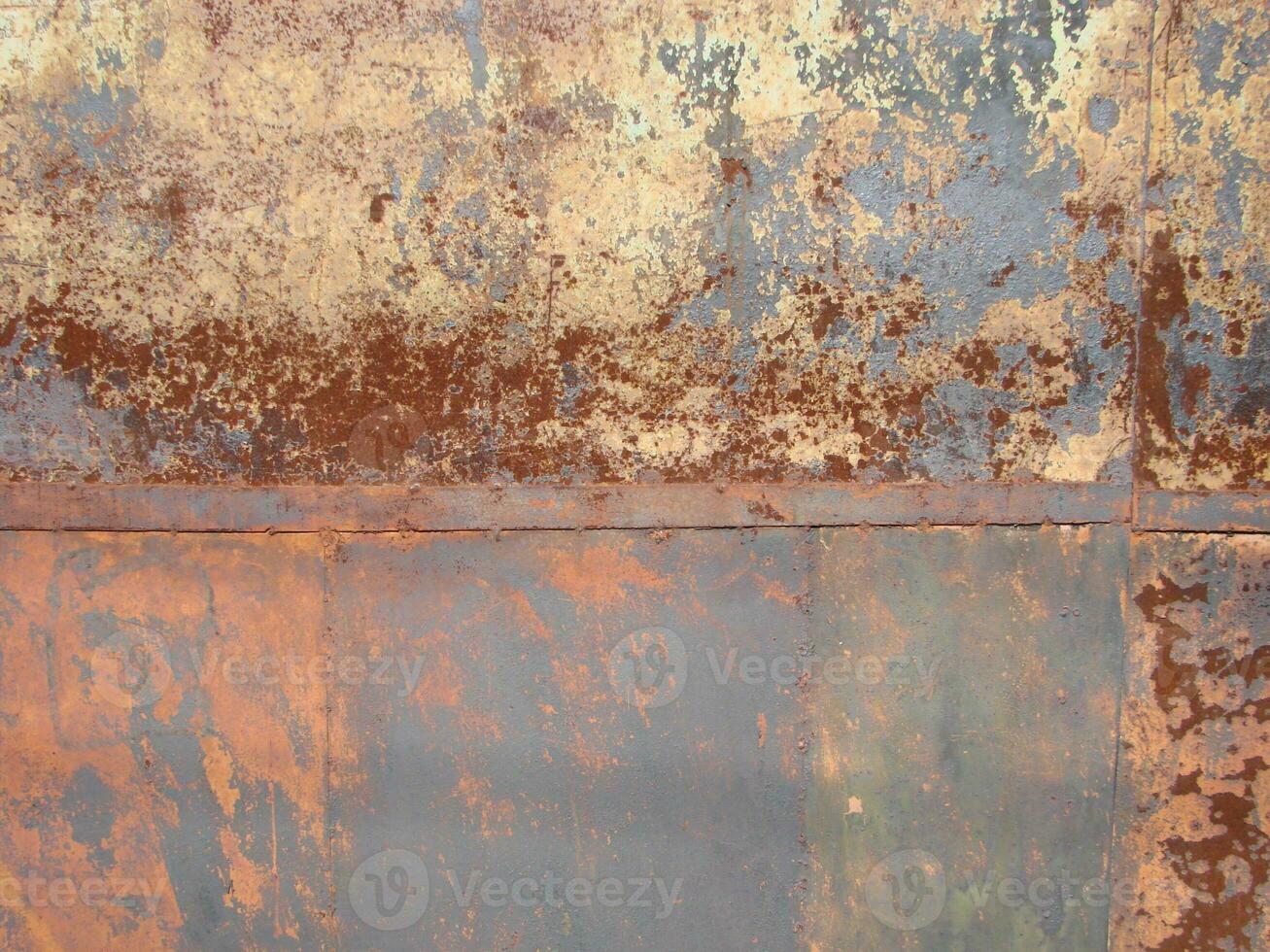 rostig metall stål tallrik, rustik. vägg textur grunge bakgrund foto