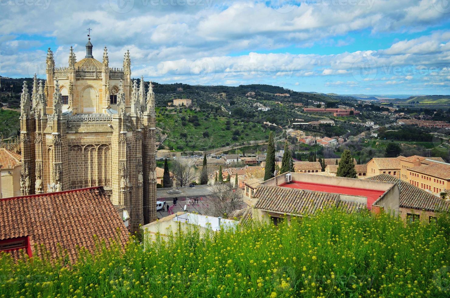 klostret San Juan de los Reyes. toledo. Spanien. foto