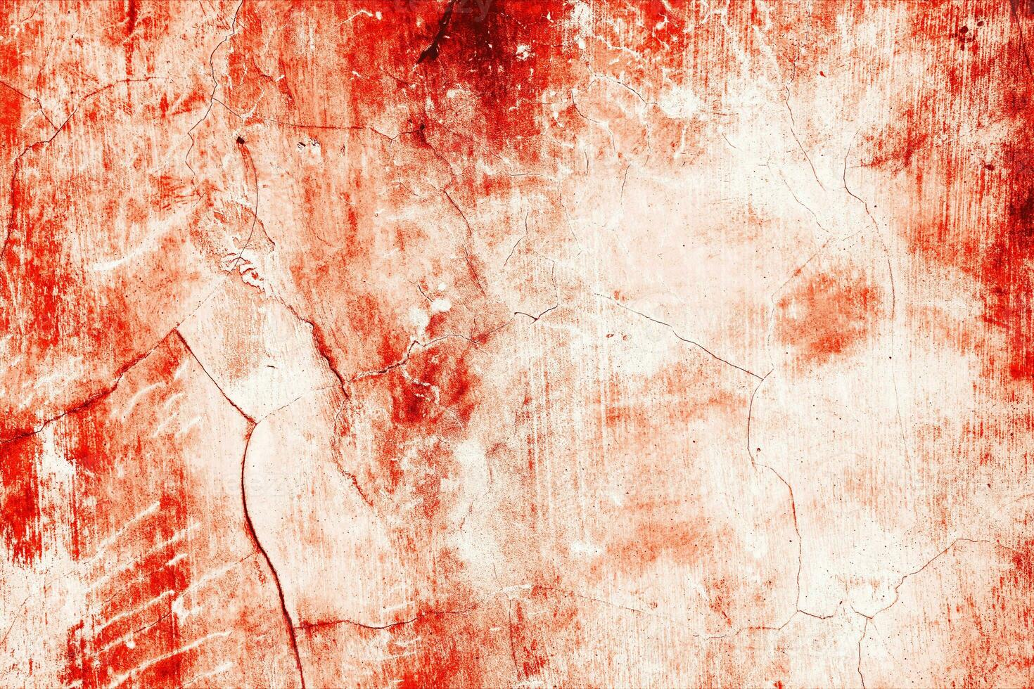 mörk röd blod på gammal vägg för halloween begrepp foto