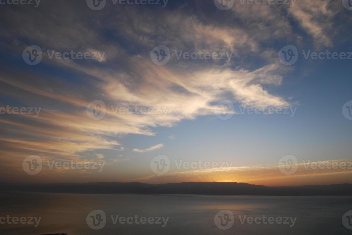 fantastiska landskap av Israel, utsikt över det heliga landet foto