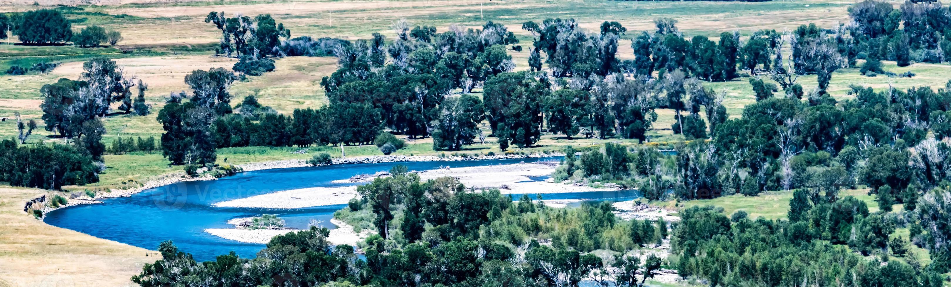 floder i Yellowstone National Park i Wyoming foto