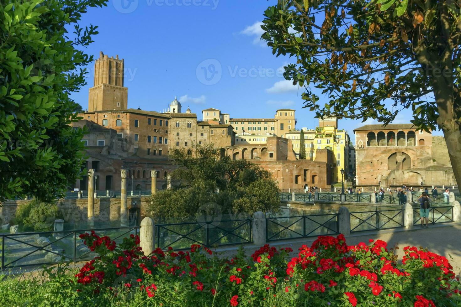 trajans forum, traiani, roma, Italien foto