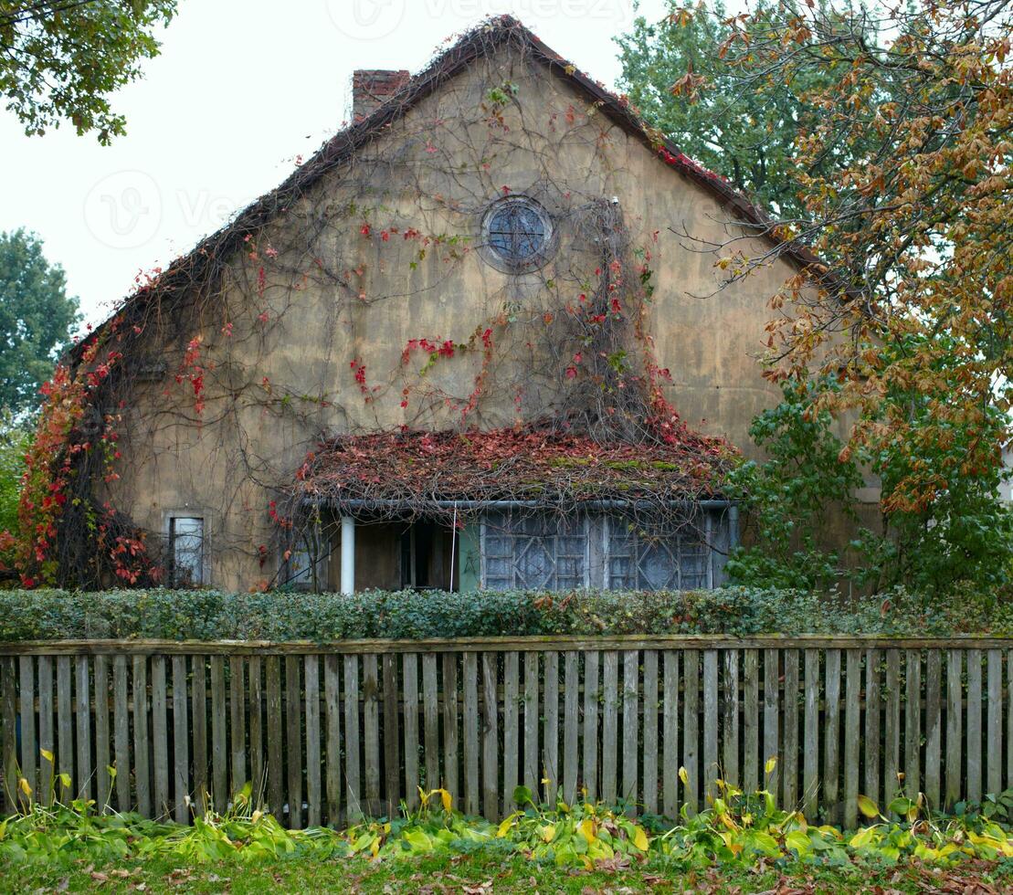 gammal Land hus. foto