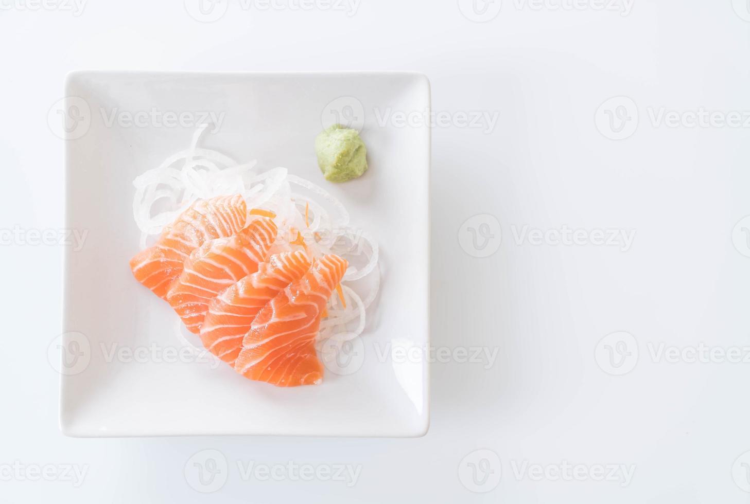 rå sashimi för lax foto