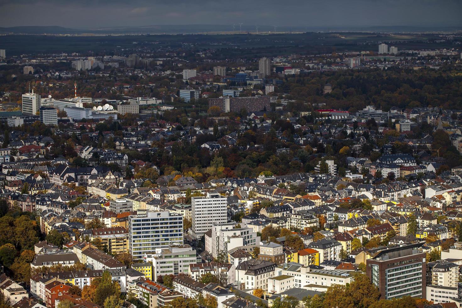 europeiska stadsbilden allmänna byggnader i tyskland frankfurt foto