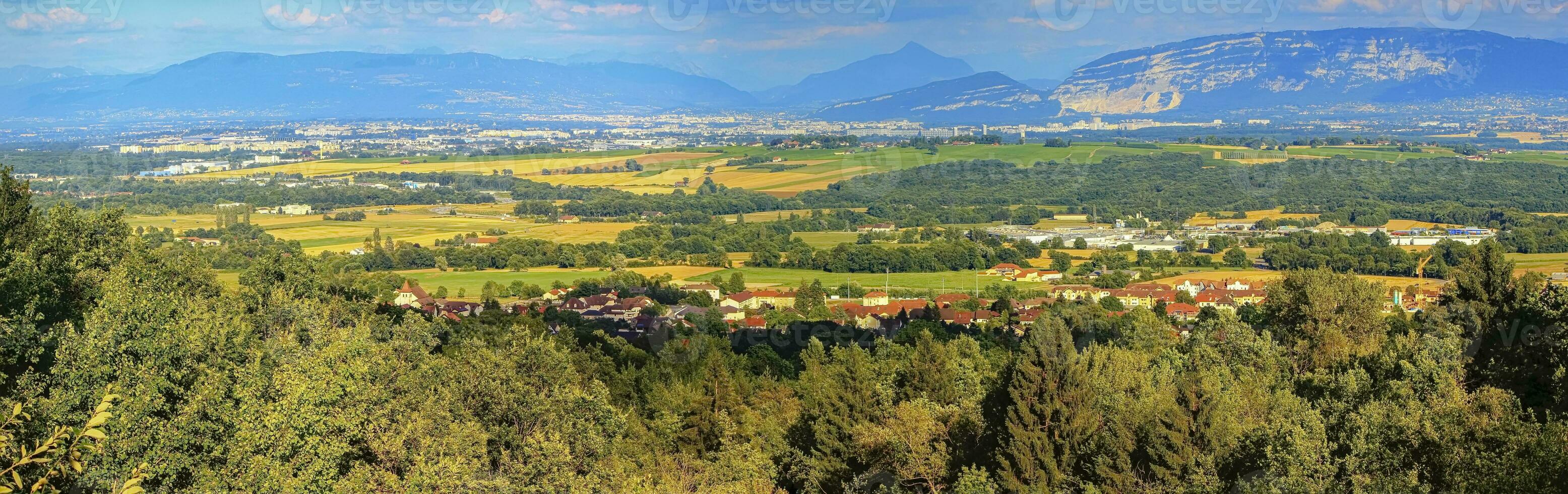 Genève kanton panorama- se, schweiz foto