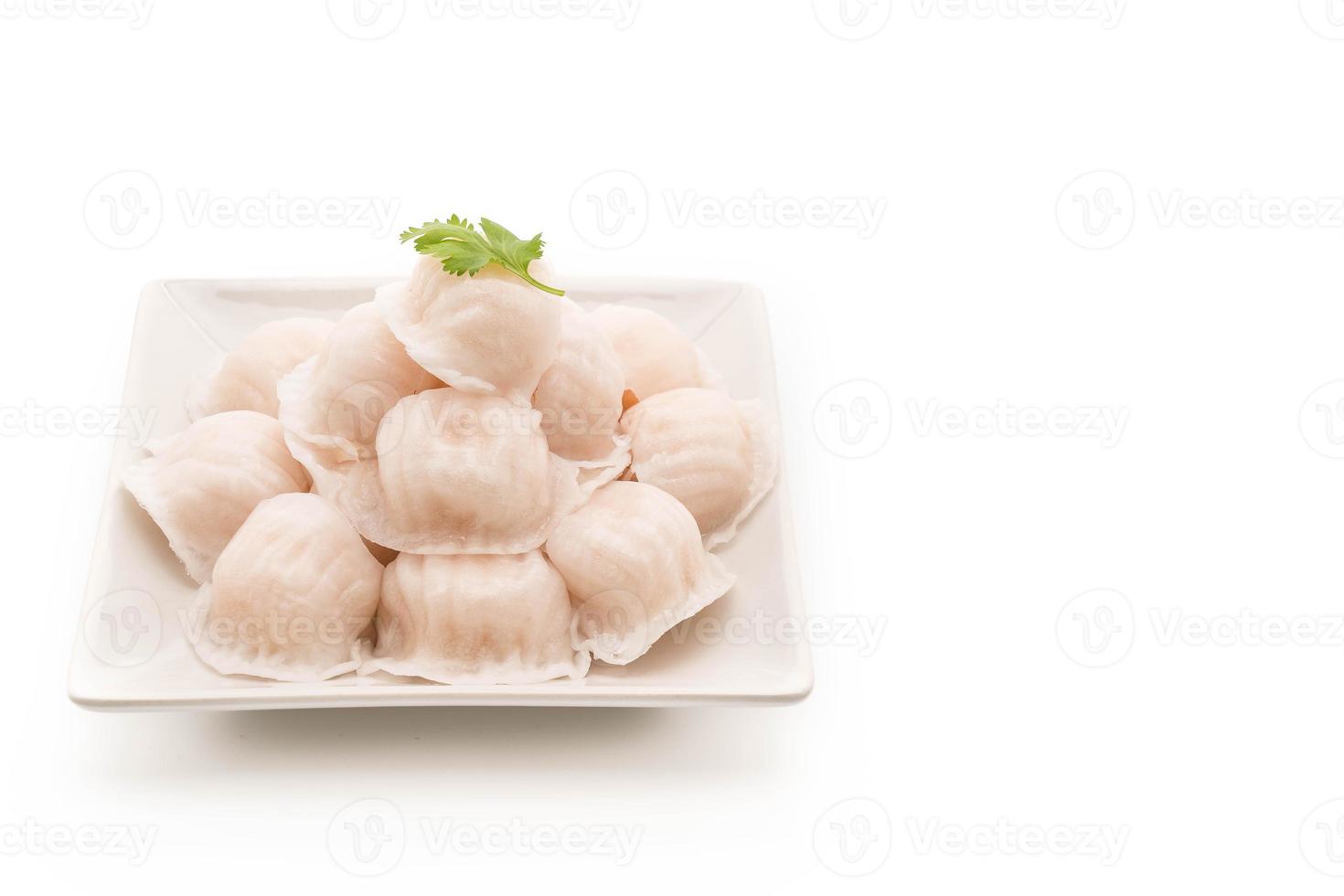 ångade räkor dumplings dim sum foto