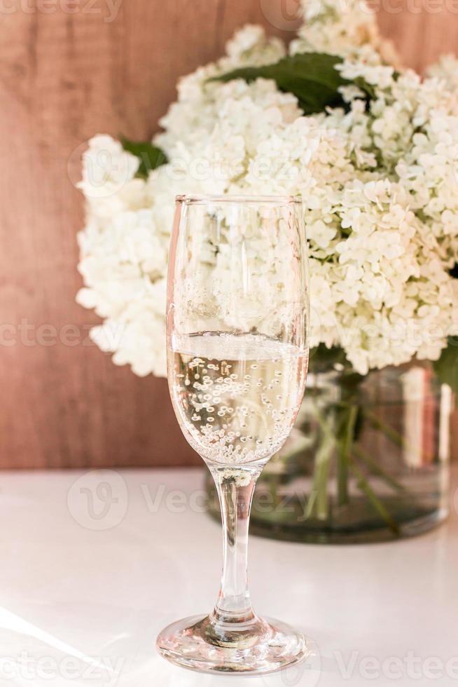 rosrosa vin i glas. prosecco. foto